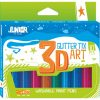 131160 лепило брокат 3D 10бр.кут к.т